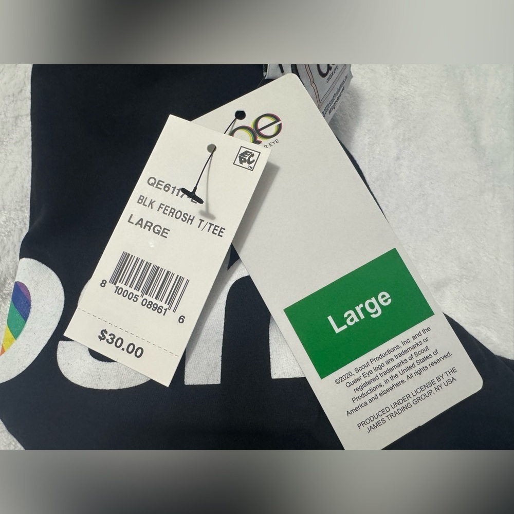 Queer Eye Black Ferosh Graphic Tee Size L - Picture 7 of 8